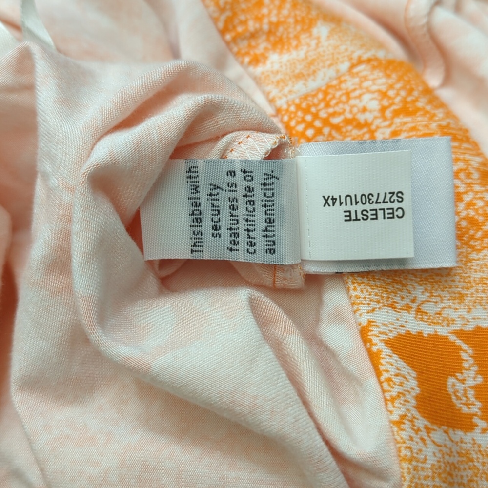 Diane Von Furstenberg Celeste Long Sleeve Romper in Orange Oasis Snakeskin 4 - Picture 9 of 11
